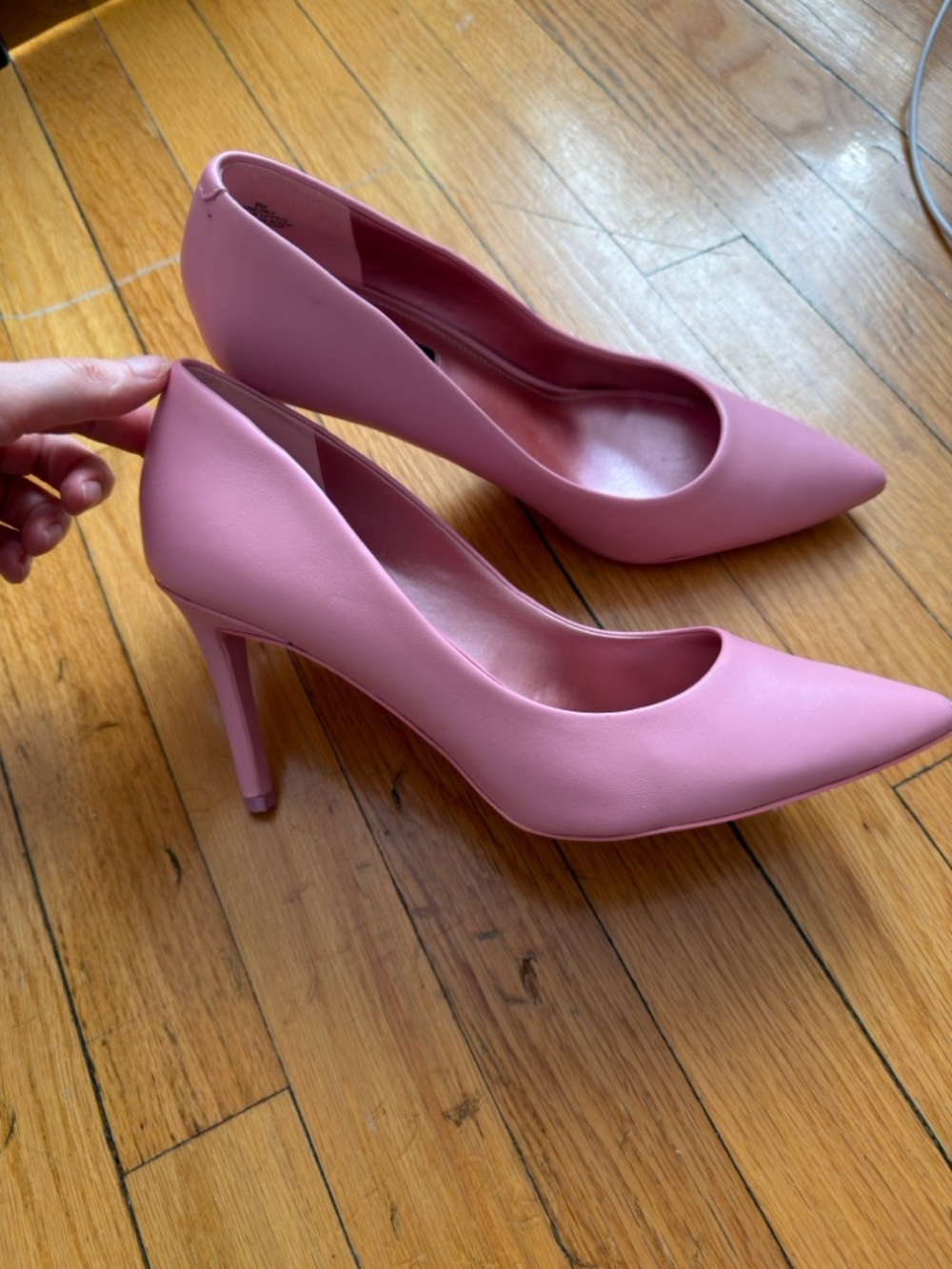 Nine West Matte Barbie Pink Pointed-Toe Pumps Ezra size 9